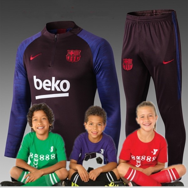 kid's 19/20 barcelona Training Suits 