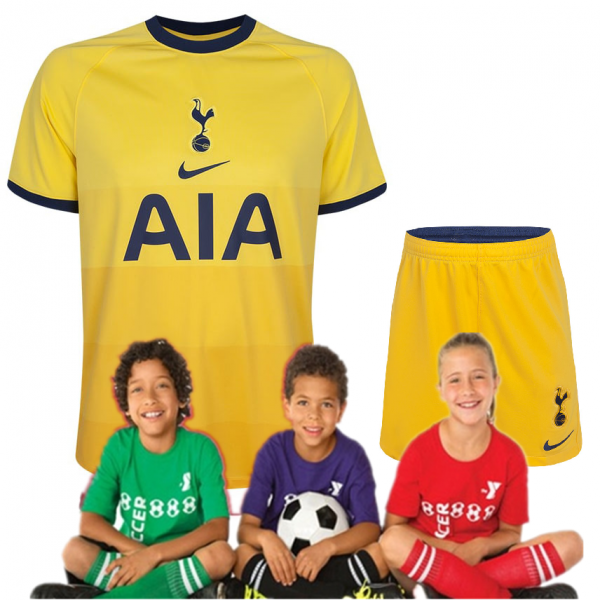 Kid's Tottenham Hotspur Third Suit 20/21 (Customizable)