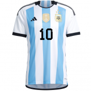 2022 World Cup Winners Argentina Home Jersey MESSI #10